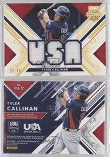 2019 Elite Extra Edition USA National Team Materials Gold /99 Tyler Callihan