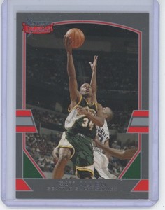 E584 RAY ALLEN SILVER 2003-04 BOWMAN SIGNATURES #41 SUPERSONICS /249 CELTICS