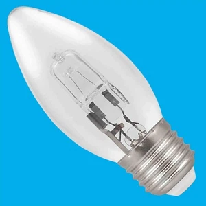 25x 28W (=37W) Dimmable Halogen Clear Candle Light Bulbs ES E27 Screw Lamps - Picture 1 of 3