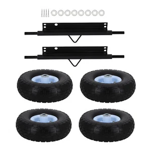 4x Wheel Kit Steel Axles Hardware for Honda Generator EU3000is 06423-ZS9-020AH - Picture 1 of 12
