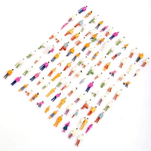 Scale Tiny People Figures, 100PCS HO Scale Models People Set Plastic People ... - Picture 1 of 1