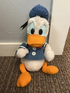 Muñeca de peluche vintage Applause Disney Pato Donald animal de peluche 12 pulgadas - Imagen 1 de 5