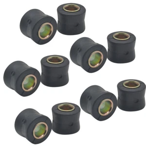 10X Universal Motorbike 10mm Rear Shock Absorber Cushion Rubber Ring Bushing - Foto 1 di 10
