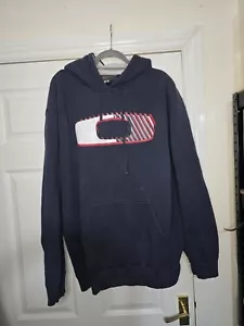 Oakley Vintage Faded Hoodie Big Logo Mens Xxl - Picture 1 of 7