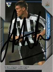 JAMES MILNER SIGNED NEWCASTLE 2004/2005 PREMIER STARS TRADING CARD+COA - Picture 1 of 1
