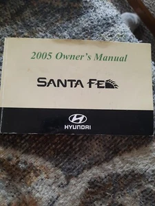 2005 HYUNDAI SANTA FE OWNERS MANUAL GUIDE EXCELLENT CONDITION  - Bild 1 von 7