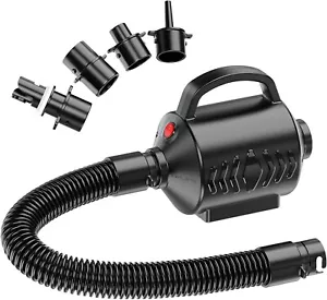 Electric Air Pump for Inflatable Pool Toys - High Power Quick-Fill Air Mattre... - Picture 1 of 7