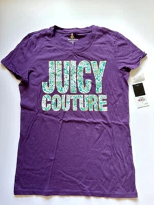 Juicy Couture Vintage Rare Night Shade Purple T-shirt Tee Small S New w/tags NW - Picture 1 of 2