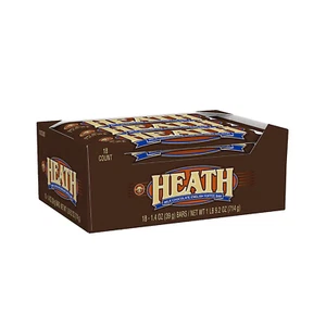 Heath Milk Chocolate English Toffee Bar 18 Count 1.4 Ounce, Free Shipping - Picture 1 of 2