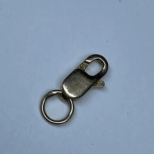 14K Gelbgold Hummer Kralle Verschluss Kette Schmuck 9 mm x 4 mm - Bild 1 von 4