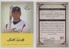 2007 TRISTAR Prospects Plus Yellow /25 Jackson Williams #34