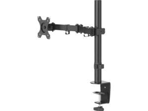 HAMA höhenverstellbare und schwenkbare Monitorhalterung, Schwarz - Bild 1 von 1