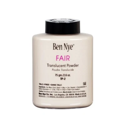 Ben Nye FAIR  Translucent Powder Shaker Bottle NEW TALC FREE Formula 2.6oz/75gm - Image 1 of 2