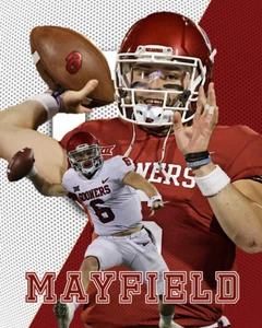 Oklahoma Sooners Lithograph print of Baker Mayfield - Picture 1 of 1