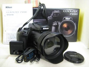 Nikon Coolpix P1000 Digital Camera Standard Telesphoto Zoom Lens x125 P series U