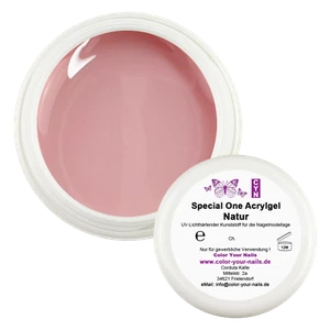 Special One Acrylgel Natur. Verarbeitbar wie UV-Gel. mittel bis dickviskos - Bild 1 von 3
