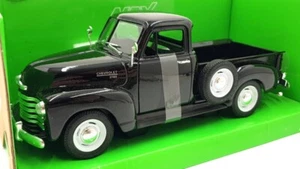 Welly Scala 1/24 22087W - Pickup Chevrolet 3100 1953 - Nero - Foto 1 di 5