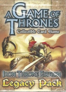 A Game Of Thrones CCG Iron Throne Edition Legacy Pack - New Sealed!! - Picture 1 of 2