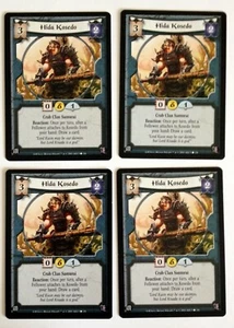 Hida Kosedo (4) L5R Leyenda de los Cinco Anillos CCG Código de Bushido CoB - Imagen 1 de 1