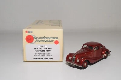 A39 1:43 LANSDOWNE LDM31 LDM 31 BRISTOL 400 METALLIC RED MINT BOXED - Image 1 of 4