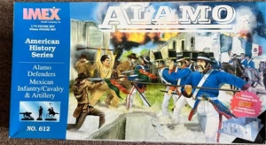 RARE IMEX Alamo American History Set (No. 612) 1:72 Mexican Infantry & Chapel - Picture 1 of 8