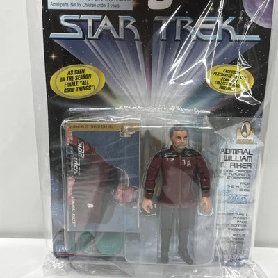 Playmates Star Trek TNG Episode:All Good Things " Admiral William Riker"& Jem’H - Image 1 of 4