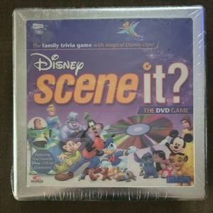Disney Scene It? DVD Family Trivia Board Game Collector's Tin Box 2006 SEALED - Picture 1 of 13