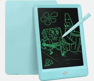 Kinder Maltafel LCD Schreibtafel Zeichenbrett Farbe Zaubertafe 10 Zoll Blau - Bild 1 von 1