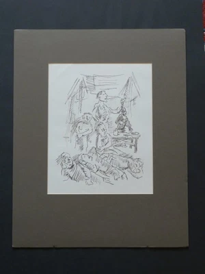 Oskar Kokoschka  "Litho Irische Legenden" von 1955 - Bild 1 von 3