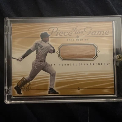 2001 SP Game Bat Edition - Piece of the Game Alex Rodriguez #AR (MEM) - Image 1 of 2