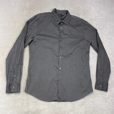 John Varvatos Men's Gray Long Sleeve Dress Shirt, Button Down, Casual - Image 1 of 4