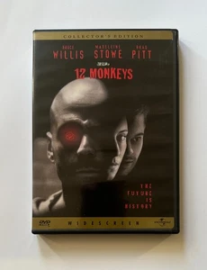 Terry Gilliam 12 MONKEYS (1995) Bruce Willis/Madeline Stowe/Brad Pitt | 1998 DVD - Picture 1 of 3