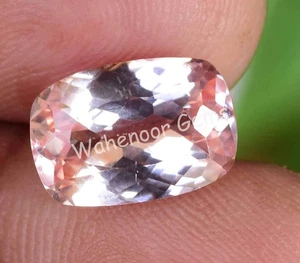 Natural Poudretteite Pinkish Cushion 5.45  Ct FLAWLESS Certified Loose Gemstone - Bild 1 von 6