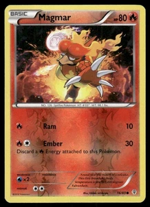 Pokemon Tcg Magmar [Reverse Holo] #16 Pokemon Generations LP - Picture 1 of 2
