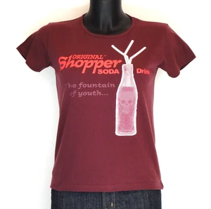 T-Shirt Bordeaux Original Shopper Gerader Schnitt Verfügbar S Sehr Guter Zustand - Picture 1 of 4