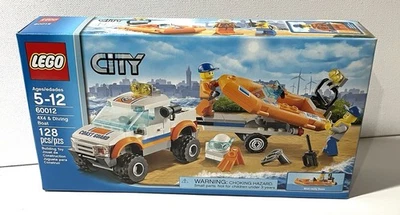 LEGO City: Coast Guard 4x4 & Diving Boat (60012) NEW Sealed Retired Set - Image 1 of 3