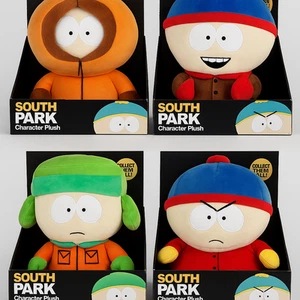 South Park 10” Plush Set – Kenny, Cartman, Kyle & Stan | Collector’s Box - Picture 1 of 5