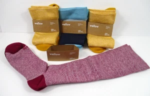 -Nuevos calcetines de compresión Wellow L anchos 4 pares hasta la rodilla talla W 10-12 / hombres 9,5-13 - Imagen 1 de 1