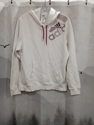A Woman's Large Cotton White Long Sleeve Pullover Hoodie - Image 1 of 4
