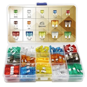 Kit Fusibili Auto 140 Pezzi - Assortimento Fusibili Auto Lama Standard e Mini Auto - Foto 1 di 4