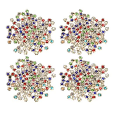 Rhinestone Buttons 400Pcs Flower Rhinestones Light For - Image 1 of 4
