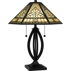 Quoizel TF6151 James 2 Light 23" Tall Buffet Table Lamp - Black - Picture 1 of 7