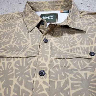 Howler Bros Shirt Mens XL Green Palapa Tech Hawaiian Tropical Camp Casual - Image 1 of 4