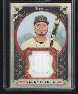 2023 Topps Allen & Ginter #AGRB-LA Luis Arraez Full-Size Relics Series B - Image 1 of 2