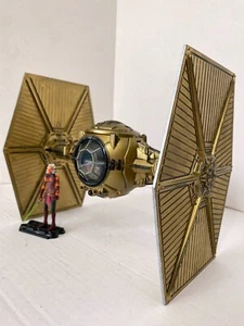 Star Wars Imperial Tie Fighter Interceptor Shuttle Vintage Black Series Kenner - Picture 1 of 23