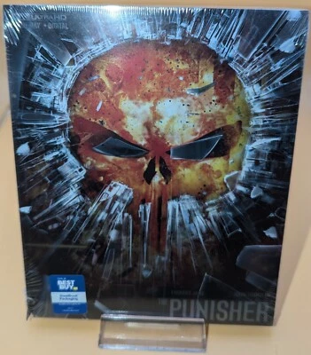 The Punisher (2004) 4K UHD + Blu-Ray Steelbook (Best Buy) SHELL CASING DAMAGE - Image 1 of 4