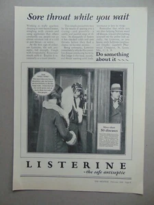 Halsschmerzen 1928? Do Something About It LISTERINE Kunstdruck Anzeige - Bild 1 von 1