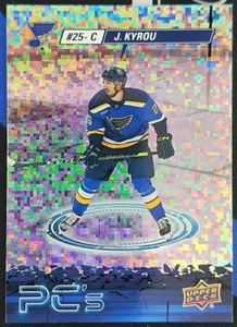 Hockey PC Jordan Kyrou 2023-24 Upper Deck Serie 2 Blues Paralelo Brillo - Imagen 1 de 2