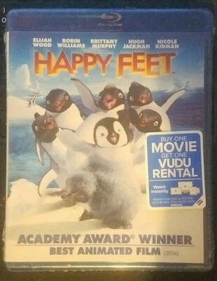 Happy Feet (Blu-ray + DVD, 2-Disc, 2006) Brand New  - Imagem 1 de 2