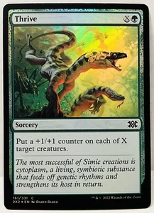 MTG-Thrive - #161-Foil- Double Masters 2022 NM - Picture 1 of 2